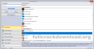Download Revo Uninstaller Pro full Crack